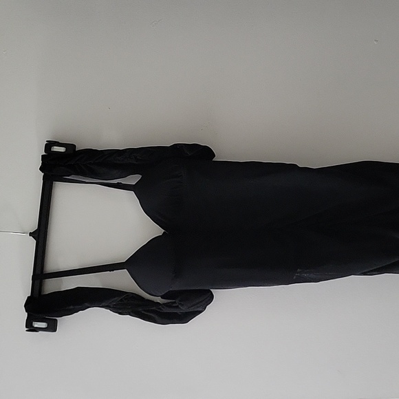 Pants - Black mesh jump suit